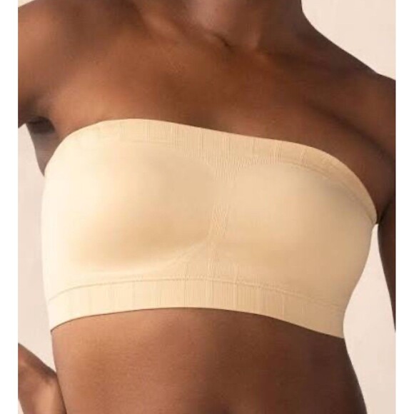 Truekind Bandeau Convertible Strapless Wireless Seamless Bra Sz 2XL NEW - Picture 3 of 9